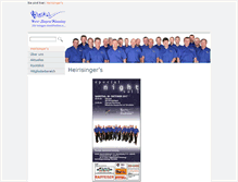 Tablet Screenshot of heirisingers.ch